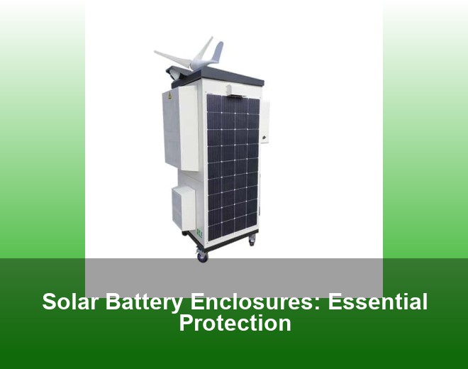 Solar Battery Enclosures: Essential Protection